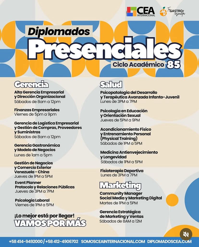 Diplomados Presenciales